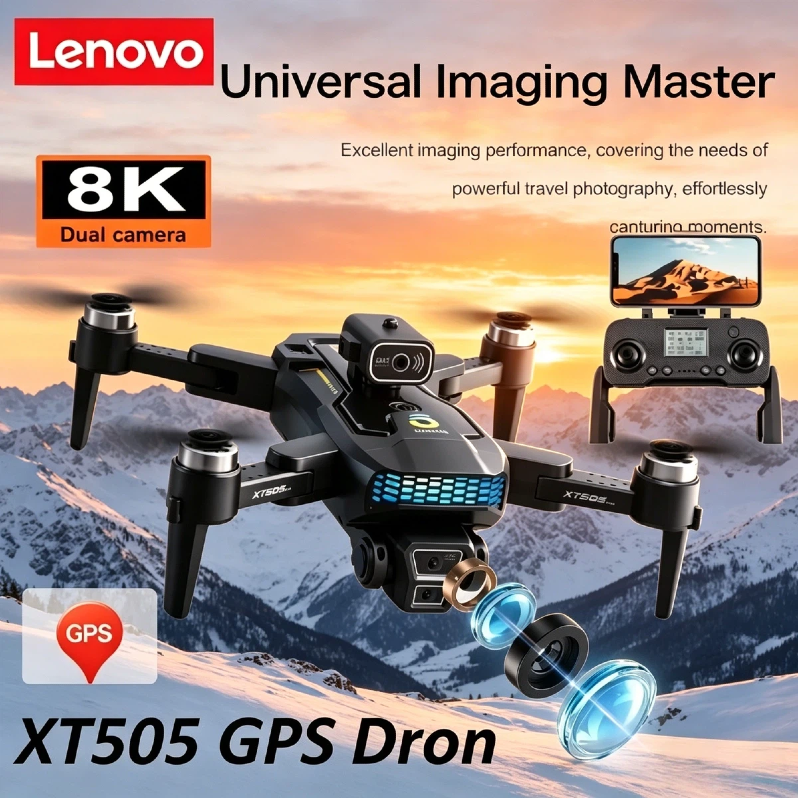 Xt505 Rc Drone - Lenovo XT505 Brushless Foldable Drone GPS