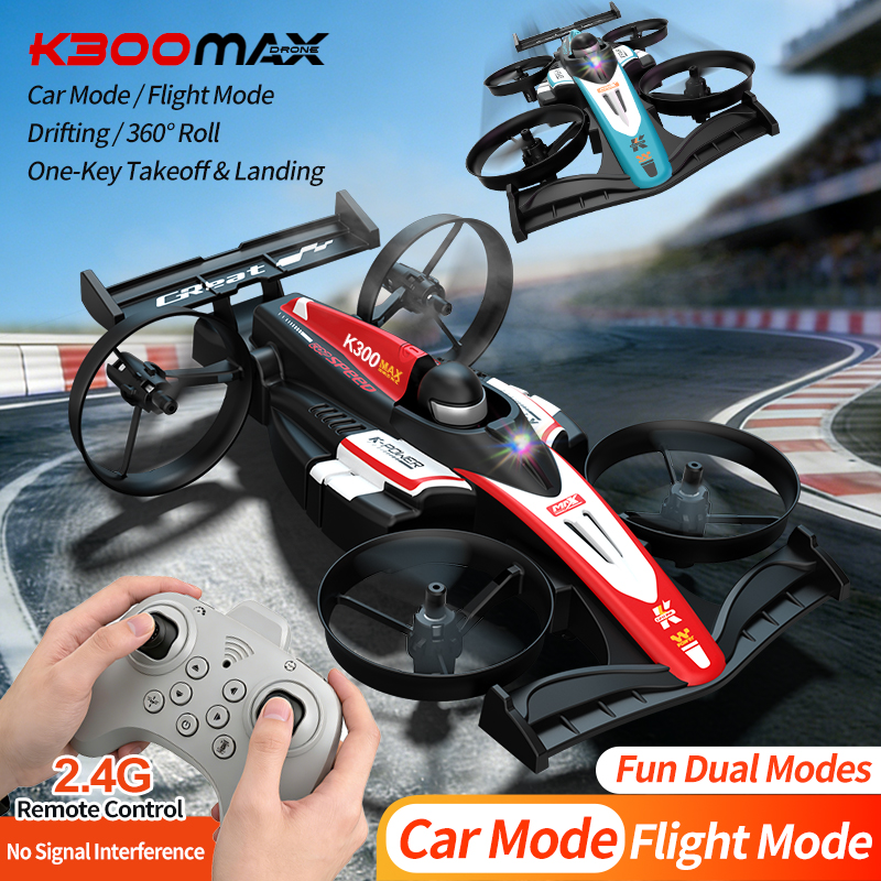 Drone Or Rc Car - RC UAV Flying Drift Cars 2-in-1