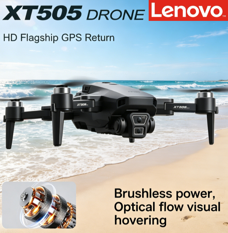 Xt505 Rc Drone - Lenovo XT505 Foldable GPS Drone 8K