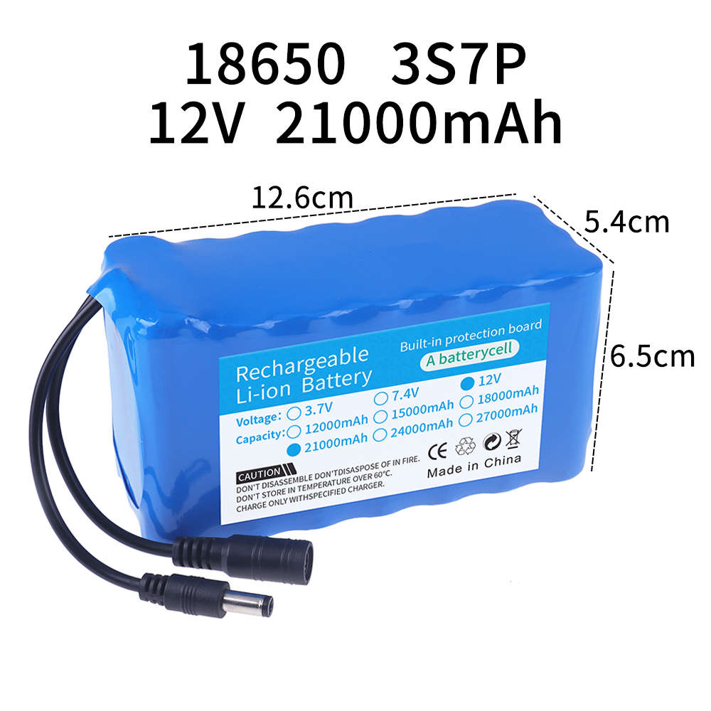 12V 21Ah 3S7P lithium-ion batt - Lipo Battery Charger recensione e prezzo