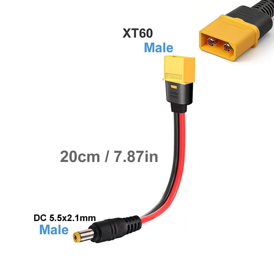 XT60 Plug Female Male To DC 5. - Drone Rc Car Hybrid recensione e prezzo