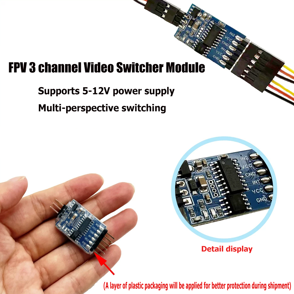 5.8G 3 Channel Video Switcher  - Drone Rc Camera recensione e prezzo
