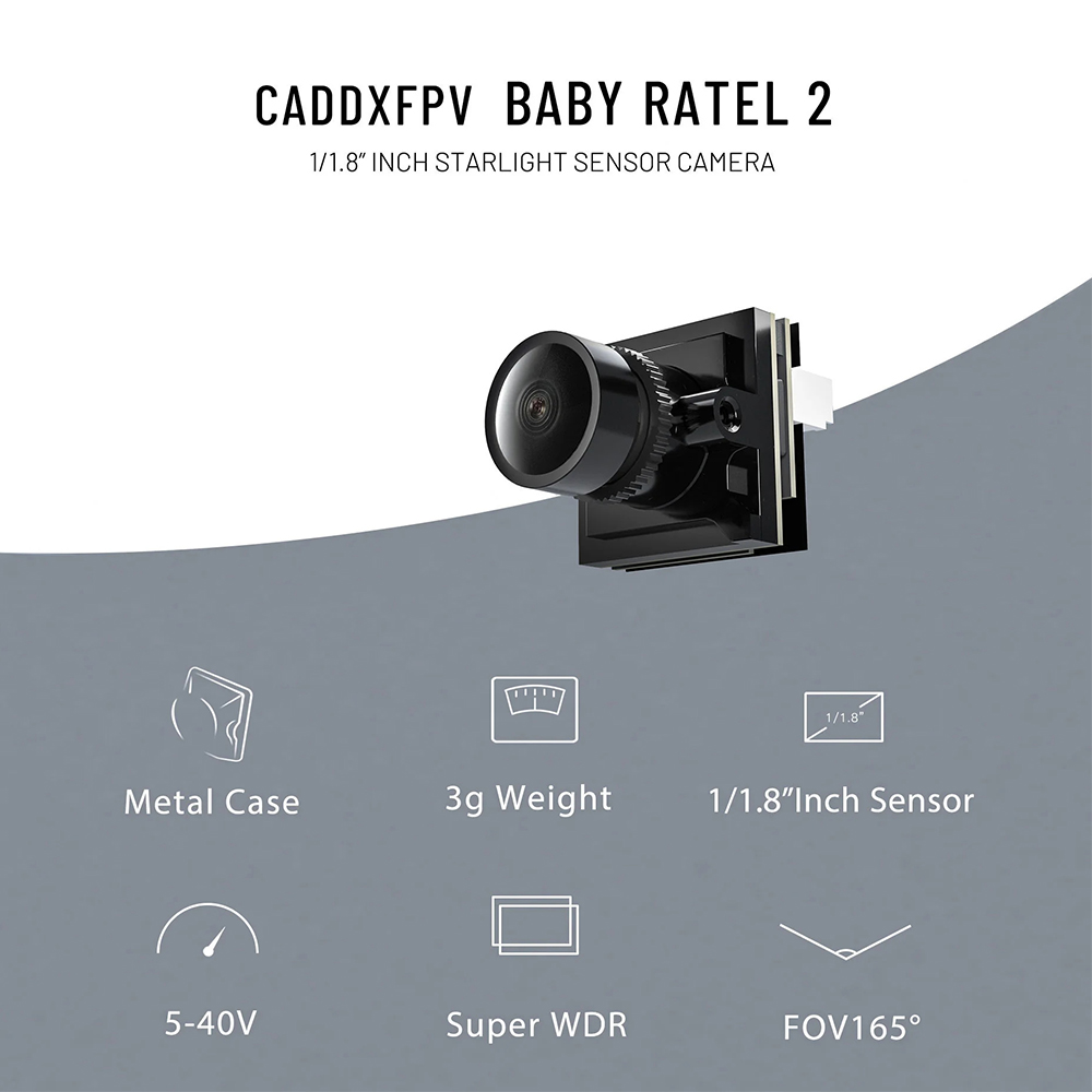 CADDX Micro FPV Camera Ratel 2 - Drone Rc Camera recensione e prezzo