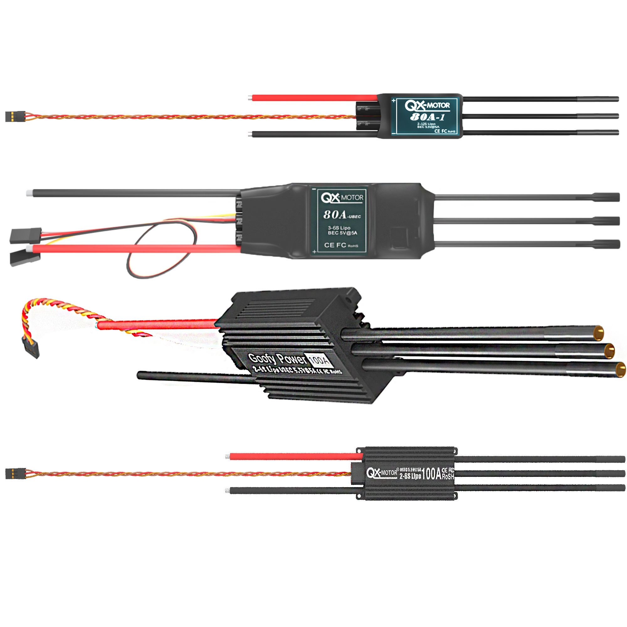QX-MOTOR Brushless ESC series  - Rc Boat Brushless Motor recensione e prezzo