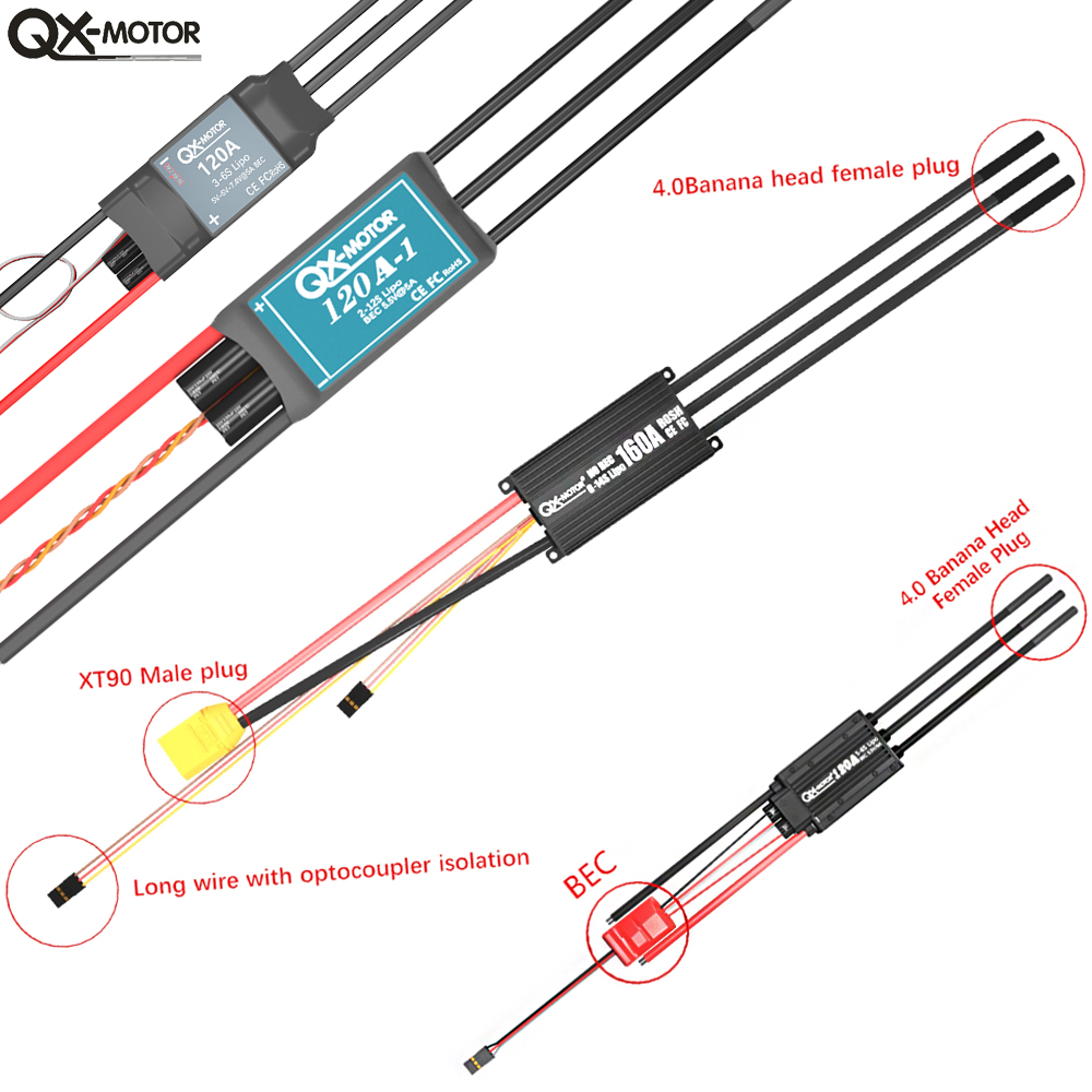 QX-MOTOR Brushless ESC series  - Rc Boat Brushless Motor recensione e prezzo