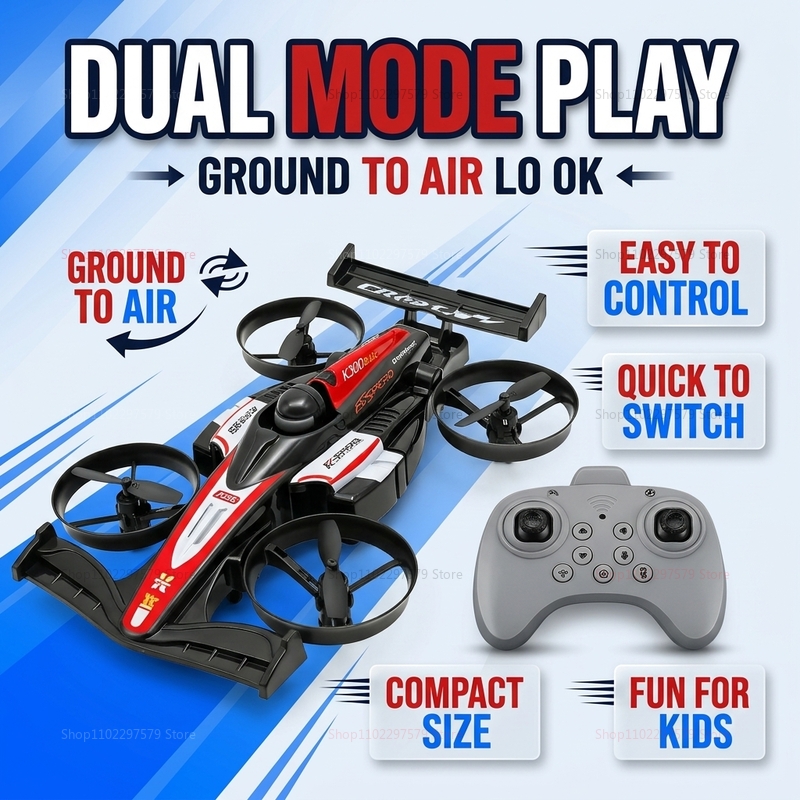 Mini Rc Flying Car 2.4G Remote - Drone Or Rc Car recensione e prezzo