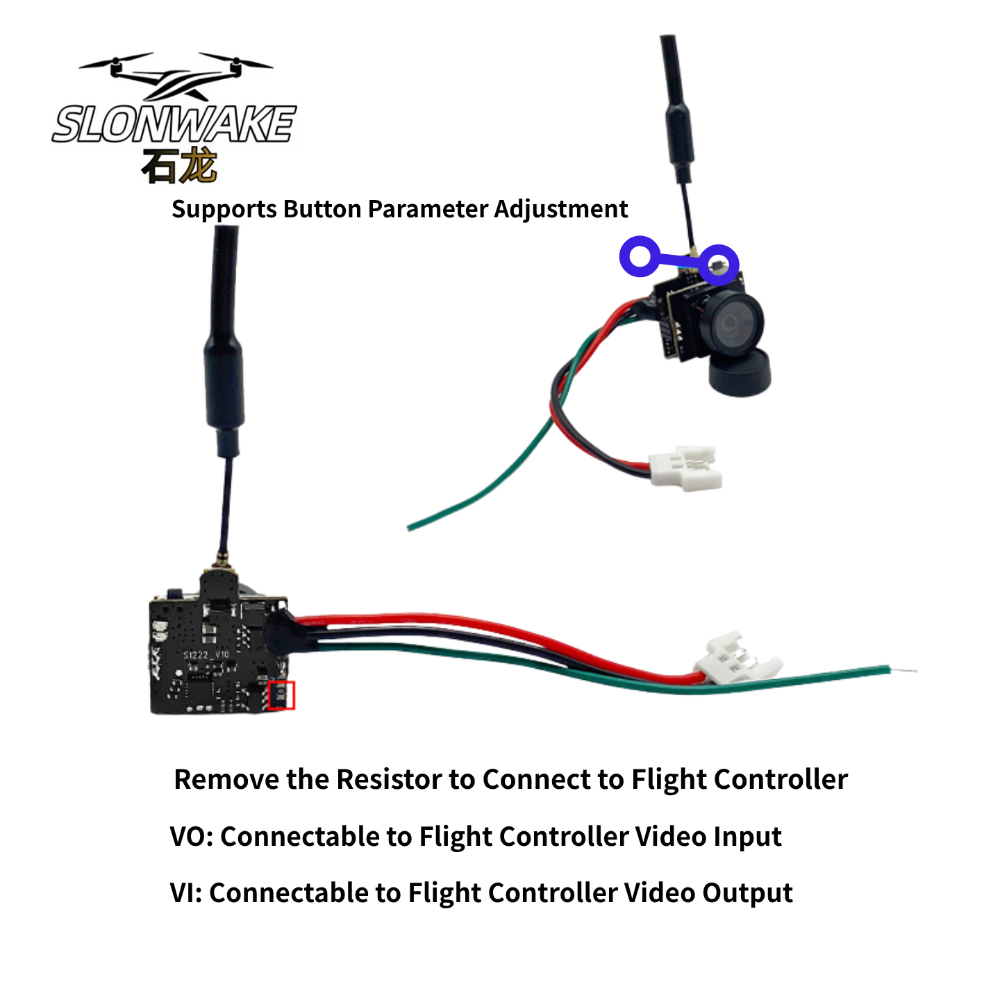 SLONWAKE 5.8G Analog Video Tra - Drone Rc Camera recensione e prezzo