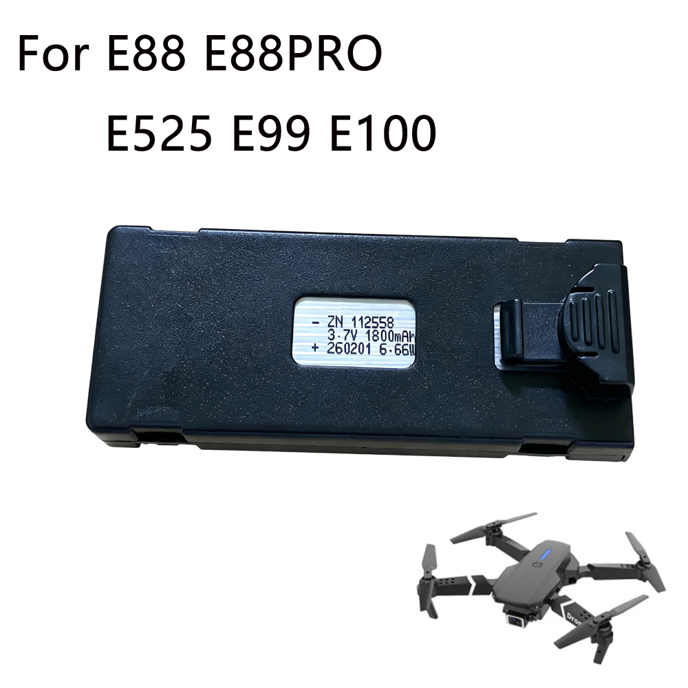 E88 Drone Battery 3.7V 1800mAh - Drone Rc E99 recensione e prezzo