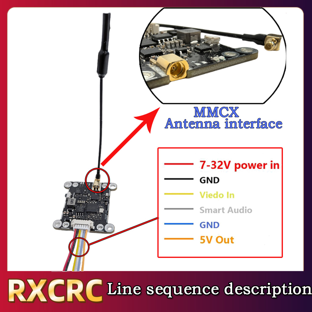 RXCRC 5.8G Module 48CH 1.6W VT - Drone Rc Camera recensione e prezzo