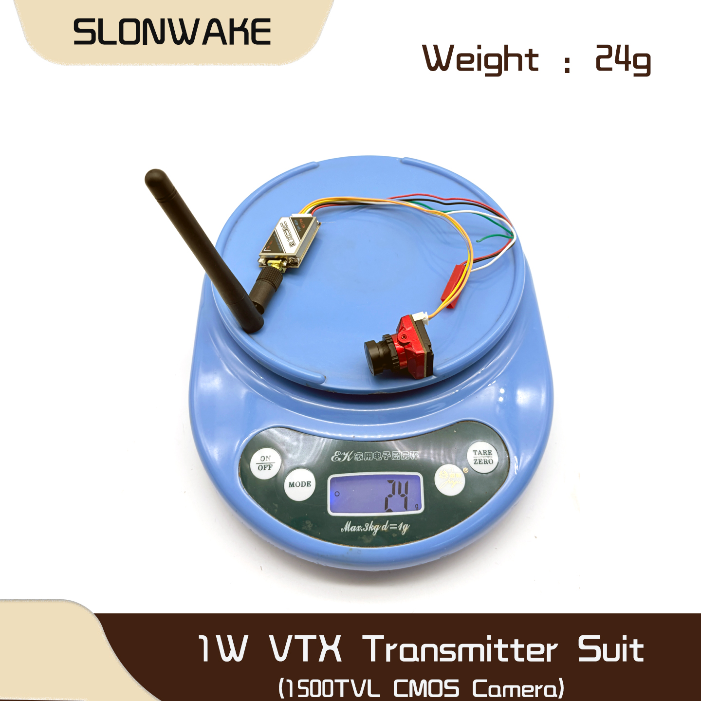 SLONWAKE  5.8G 48CH 1W VTX 100 - Drone Rc Camera recensione e prezzo