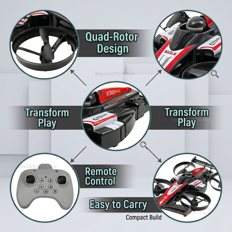 1:30 Mini RC Flying Car Dual M - Drone Or Rc Car recensione e prezzo