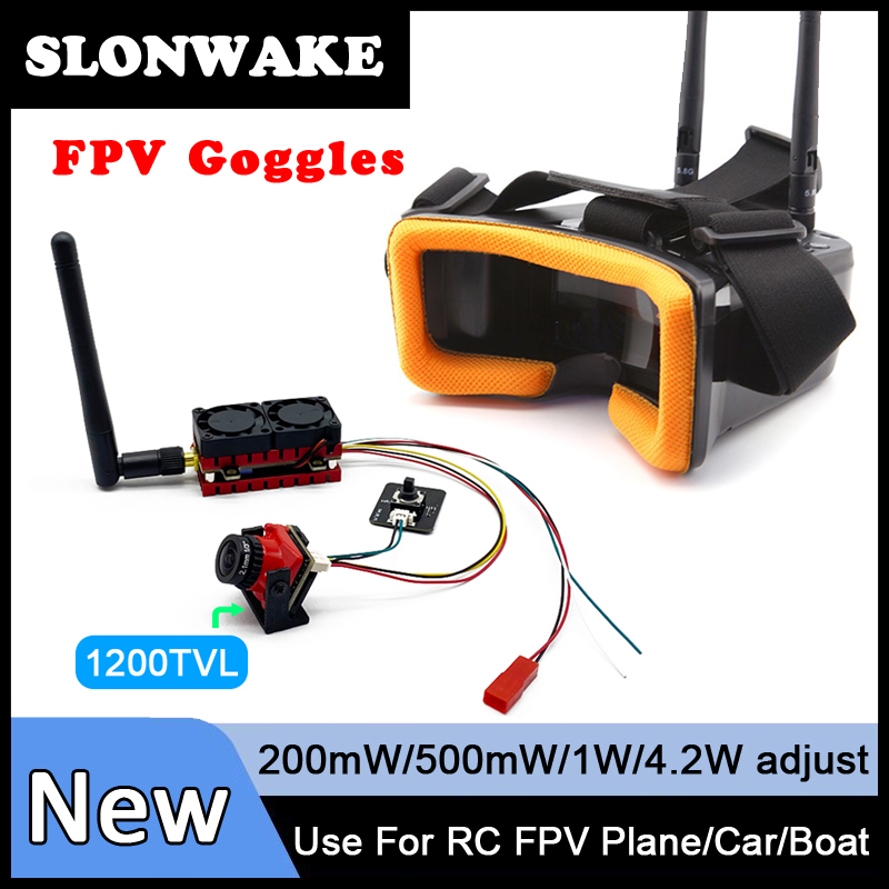 SLONWAKE 5.8G 48CH 4.2W VTX Tr - Fpv Goggles Headset recensione e prezzo