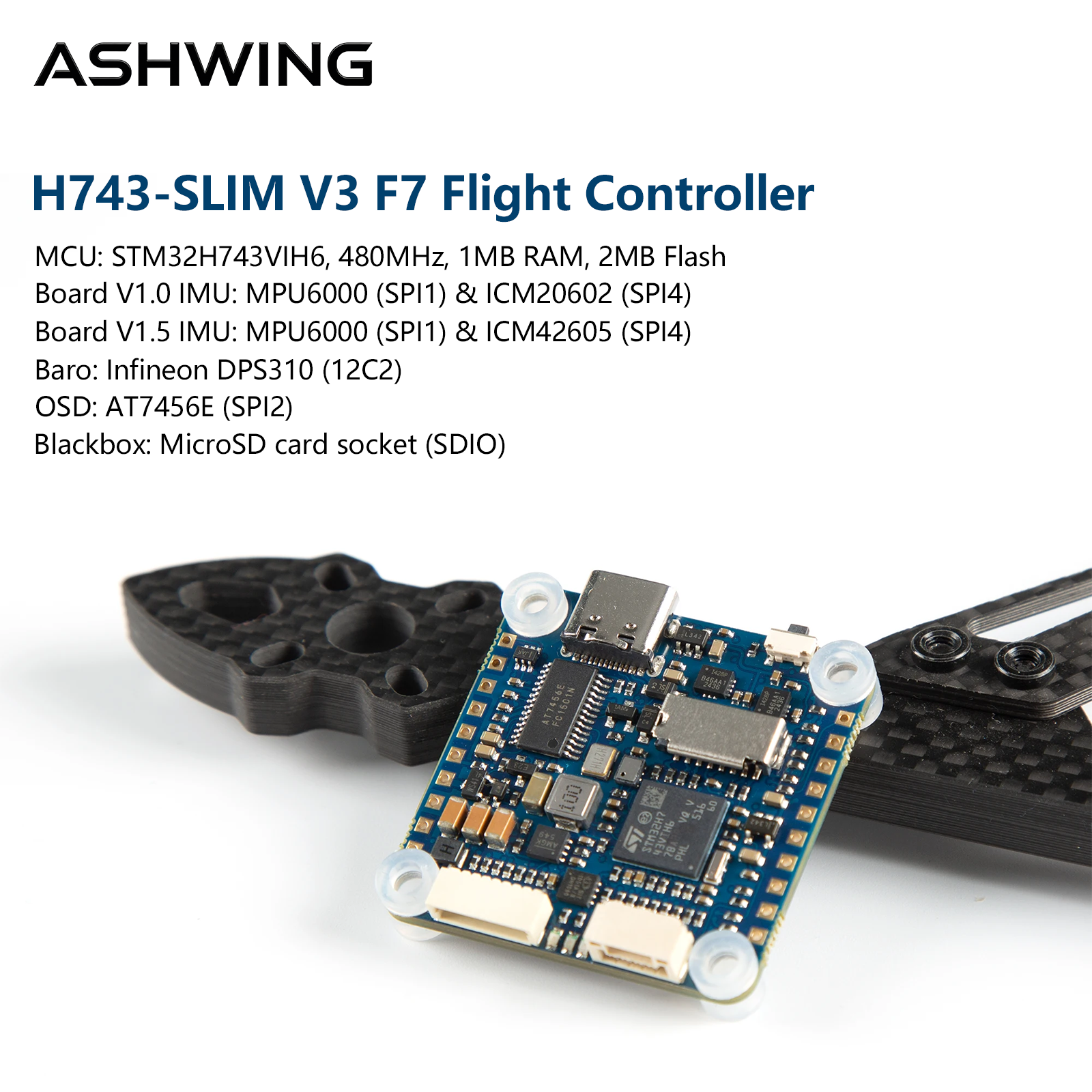 H743-SLIM V3 Flight Controller - Drone Rc Racing recensione e prezzo
