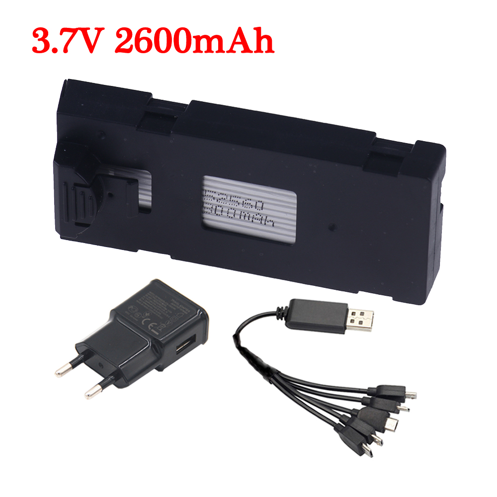 Upgrade Capacity 2600mAh 3.7V  - Drone Rc E99 recensione e prezzo