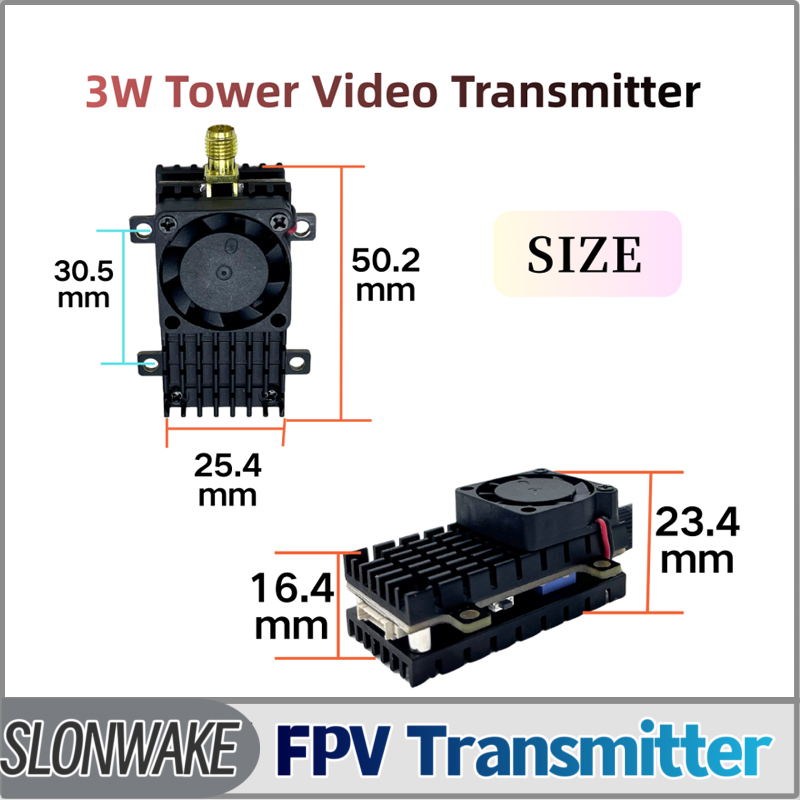 SLONWAKE 5.8G 3000mW Simulatio - Vtx Video Transmitter recensione e prezzo