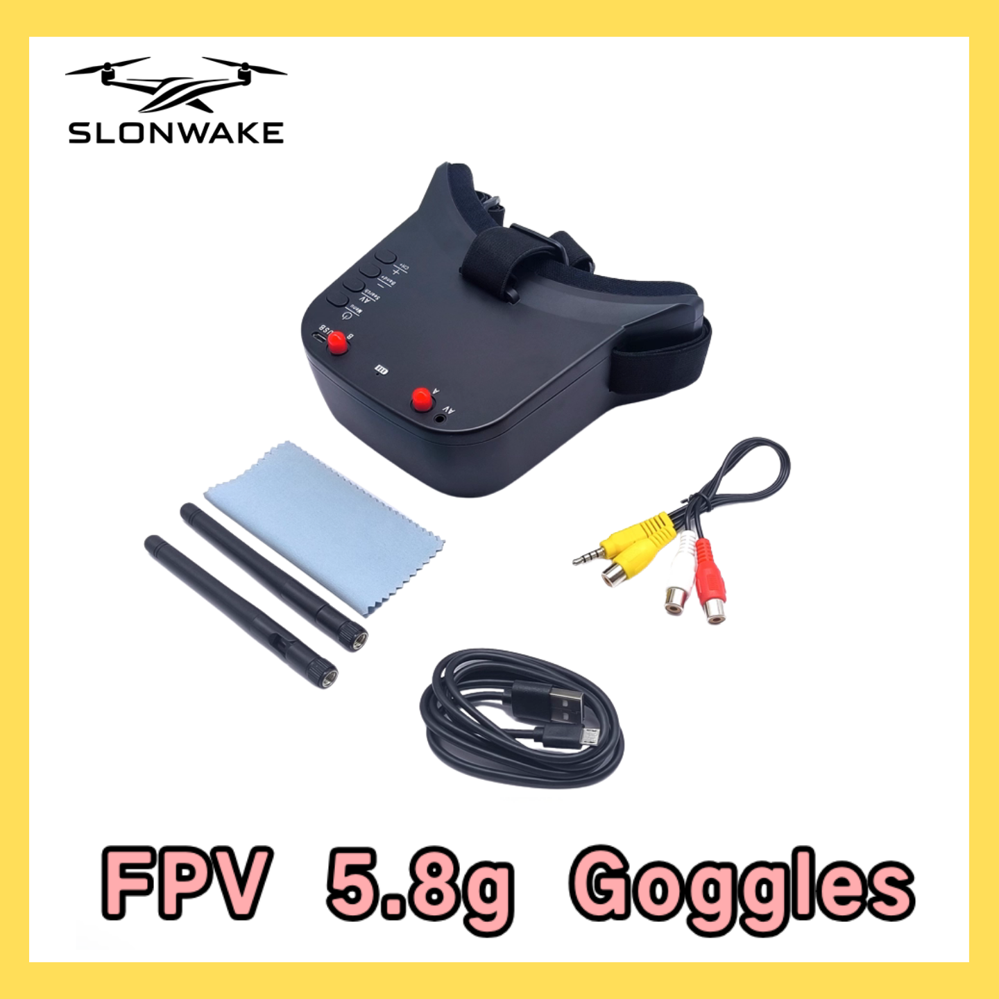 SLONWAKE 5.8G 48CH FPV 400mw V - Drone Rc Racing recensione e prezzo