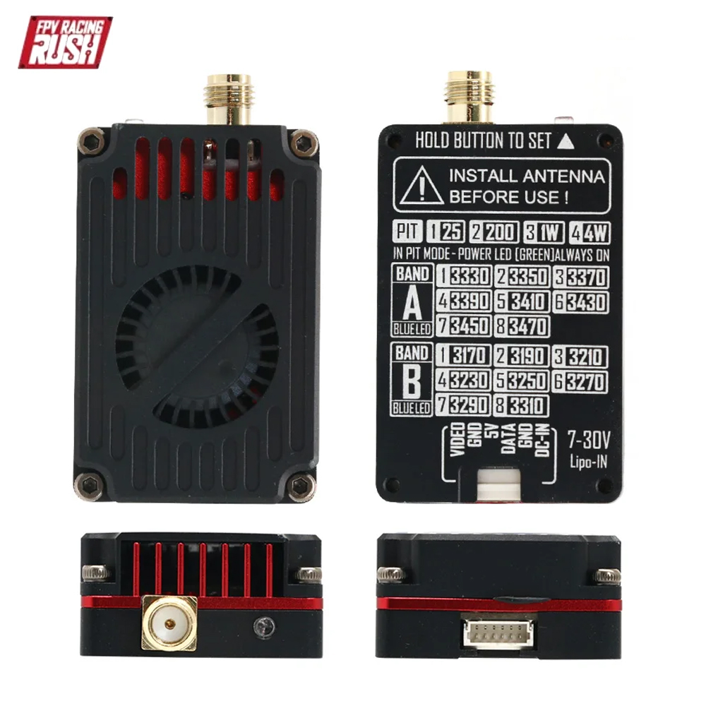 Rush Fpv Rushfpv 3.3G 4W Vtx T - Vtx Video Transmitter recensione e prezzo