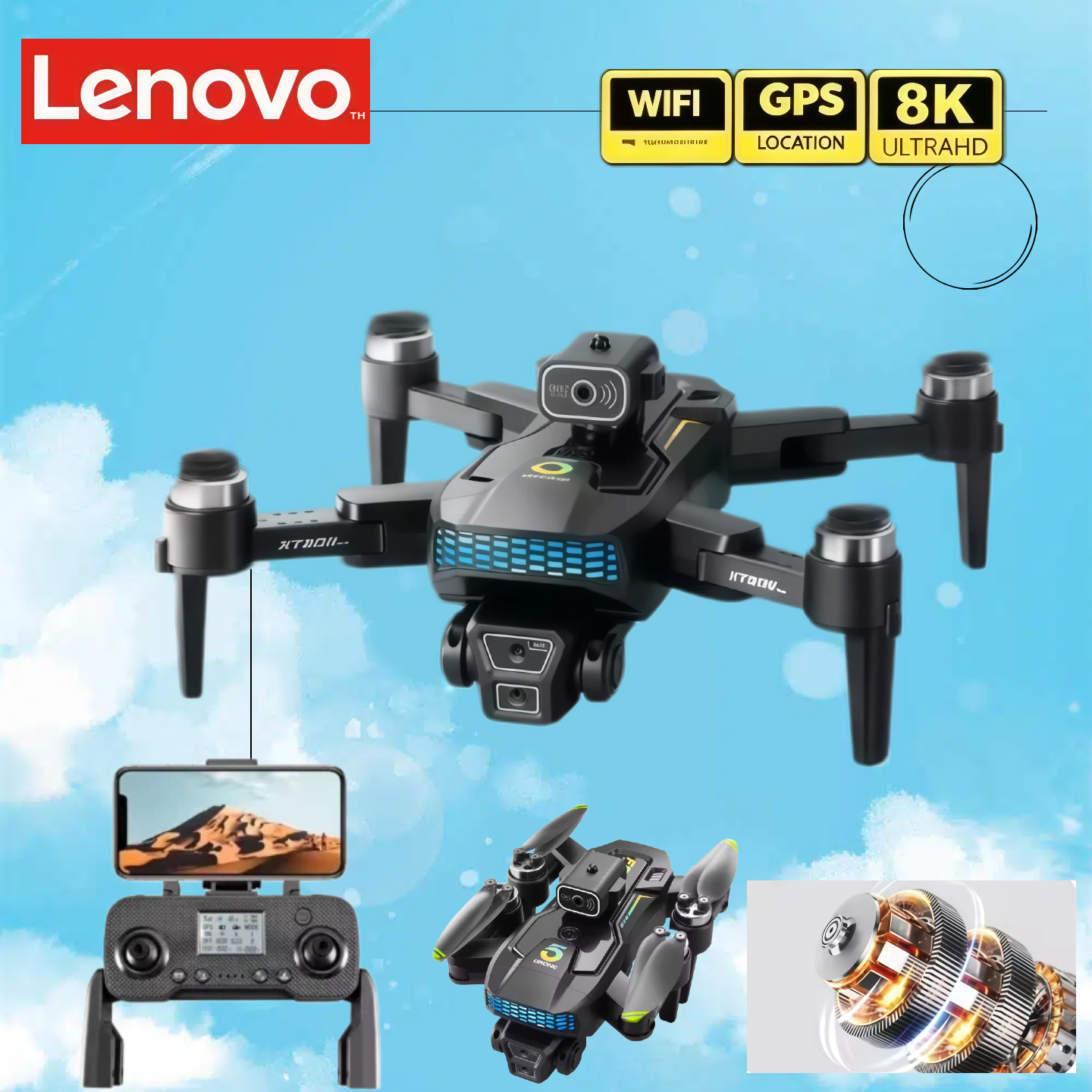Lenovo  XT505  Foldable Drone  - Xt505 Rc Drone recensione e prezzo