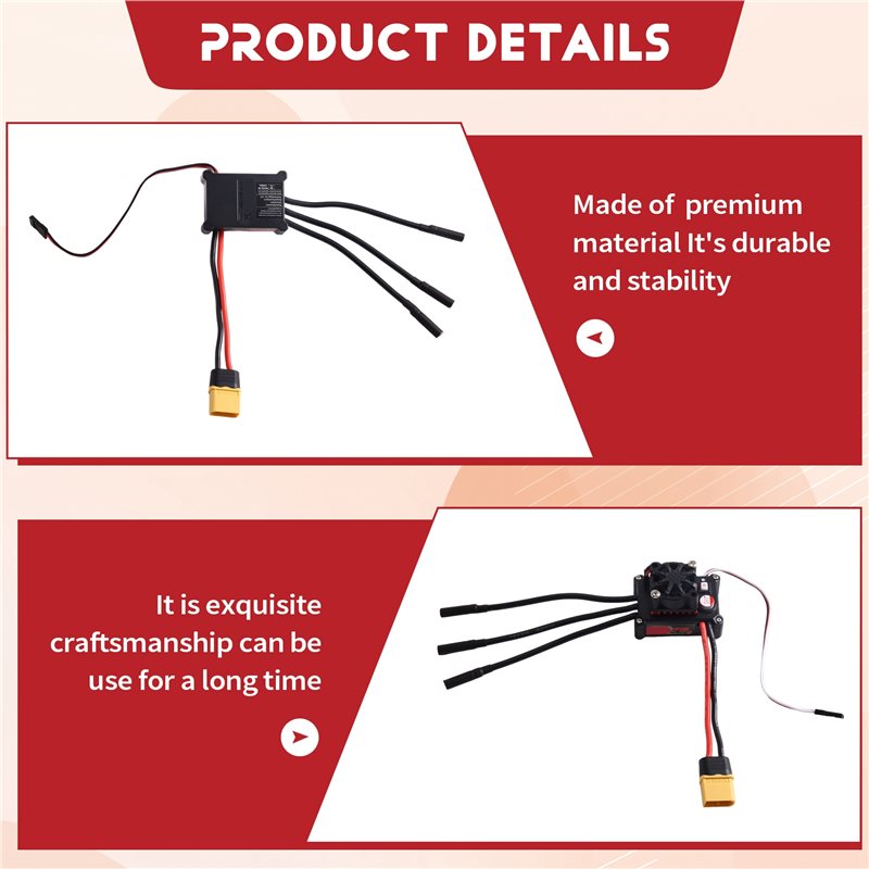 MACH-RC 75A Brushless ESC Elec - Rc Boat Brushless Motor recensione e prezzo